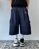 [Belt Loop] Cargo Pocket Denim Bermuda Pants