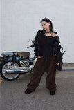 Leather belt choker