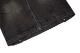 Older High Neck Hood Denim Jacket