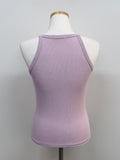 Ribbed sleeveless top