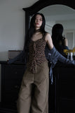 Dia cut wide pants