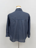 Tartan Check Three Quarter Crop Shirt