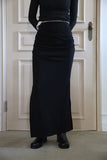 Dublin shirring long skirt