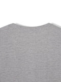 No Air Muscle Fit Henley Neck Short Sleeve T-shirt