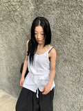FRILL SLEEVELESS MINI ONEPIECE