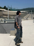 Scratch Damage Cargo Denim