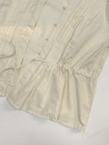 Cello V-Neck Shirred Blouse