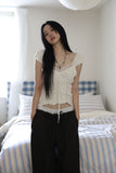 Luca Lace Short Sleeve Tee