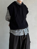 Over Hood Knit Vest
