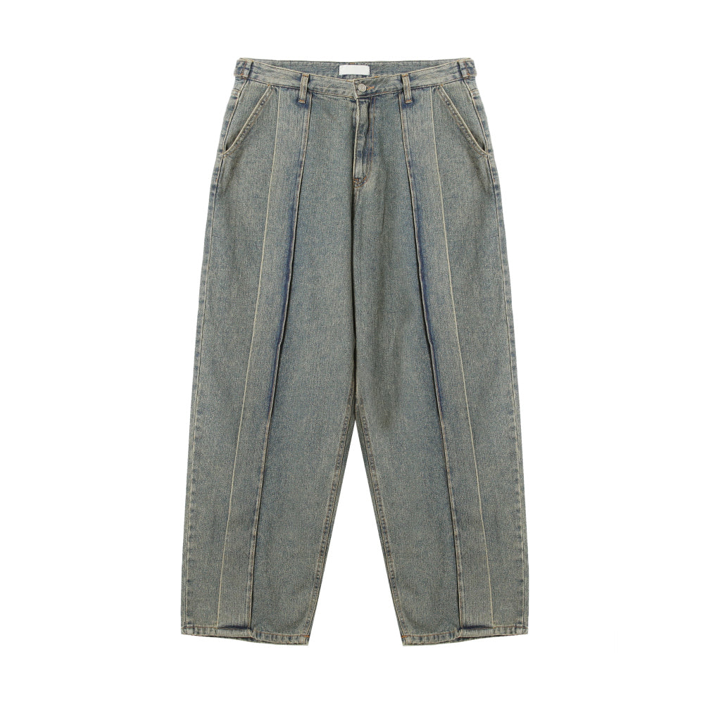 【KOOLOSET】Front Pintuck Bijo Denim KOOLOSET (クロゼット) - フロントピンタックビジョデニム