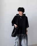Crunch Layered Half Hoodie