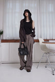 Nylon Two-Tuck Pants