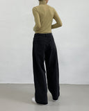 Fine wool turtleneck T-shirt