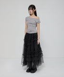 Tulle Layered Long Skirts