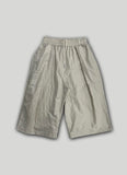 Glossy Nylon Bermuda Pants