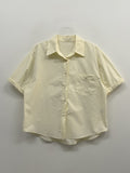 Leon Poplin Roll-up Short Sleeve Shirt