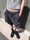 TWO-PINTUCK HARF PANTS