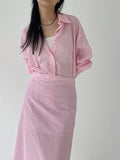 Shimmer Stripe Overfit Shirt