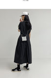 Bijo Nylon Pleated Long One Piece