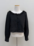 Beans Off-Shoulder Crop Blouse