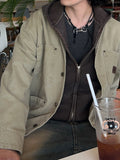 Quadra Pocket Pigment Collar Work Jacket