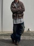 Crop Pigment Corduroy Jacket