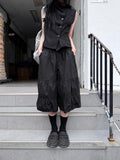 FRILL BERMUDA PANTS
