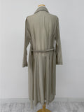 Bridget Pintuck See-Through Long Shirt One Piece