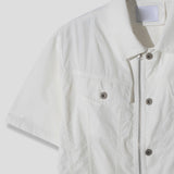 Nylon double pocket short sleeve shirt