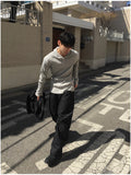 [SET] Aubert Non-Faded Curved Denim Pants
