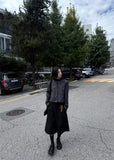 COLLARLESS CURVE JACKET