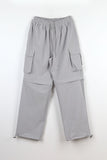 Zipper detachable cargo pants