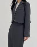 Tulip high waist long skirt