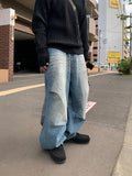 Kitty washed balloon denim