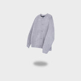 Solid Corduroy Warm Cardigan