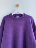 Wool Brush Mohair Balloon Knit