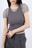 Rosy puff T-shirt