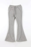 Bootcut brushed sweatpants