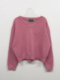 Pomi V-neck Crop Knit