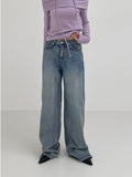 Rain Back Bijo Long Wide Denim