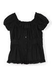 Morph shirring blouse