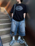 Metallic Logo Box Half Tee