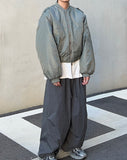 Gaen Cropped Balloon Flight Jumper