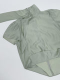 [Short Sleeve Version] Charming Tie Puff Blouse