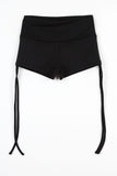 shirring tight short pants