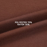 Loose waffle henley neck ringer Tee