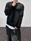Crossover punching knit