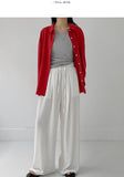 Kinder Linen Wide Banding Pants