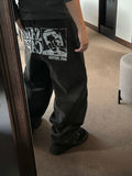 Warner Stone Printed Denim Pants
