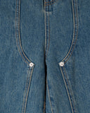 Bloss Rivet Medium Blue Denim Jeans
